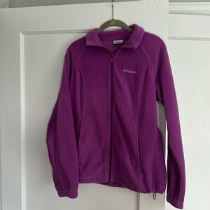 Columbia Sportswear Purple Full Zip Fleece
